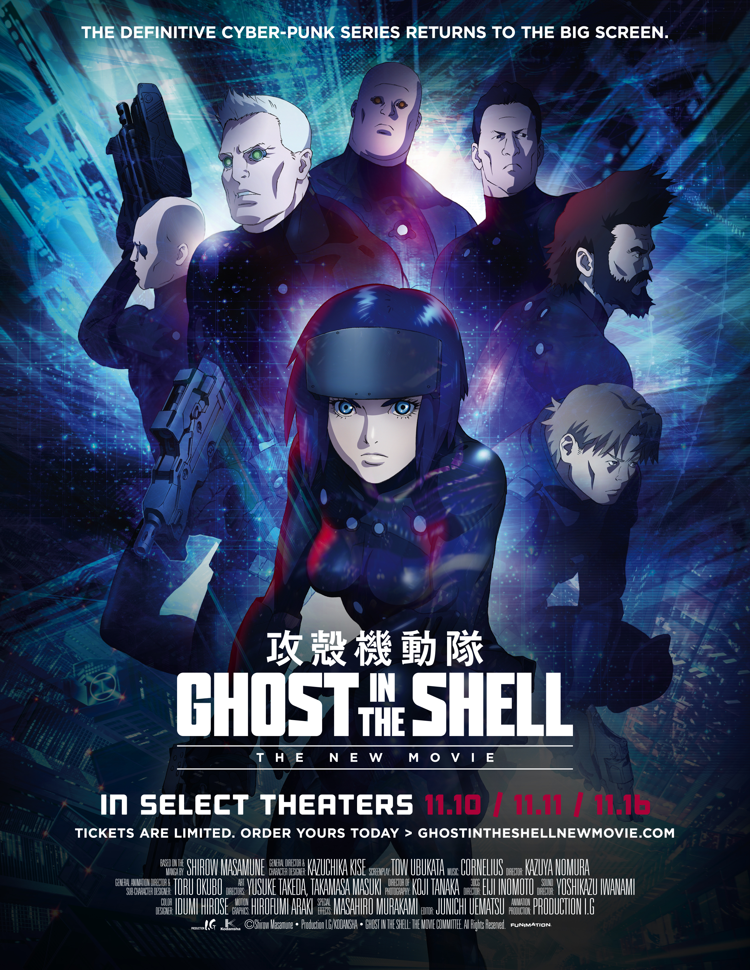 Ghost In The Shell Anime Movie Ghost In The Shell The New Movie (2015) (Kōkaku Kidōtai – Shin Gekijōban) (Official Trailer